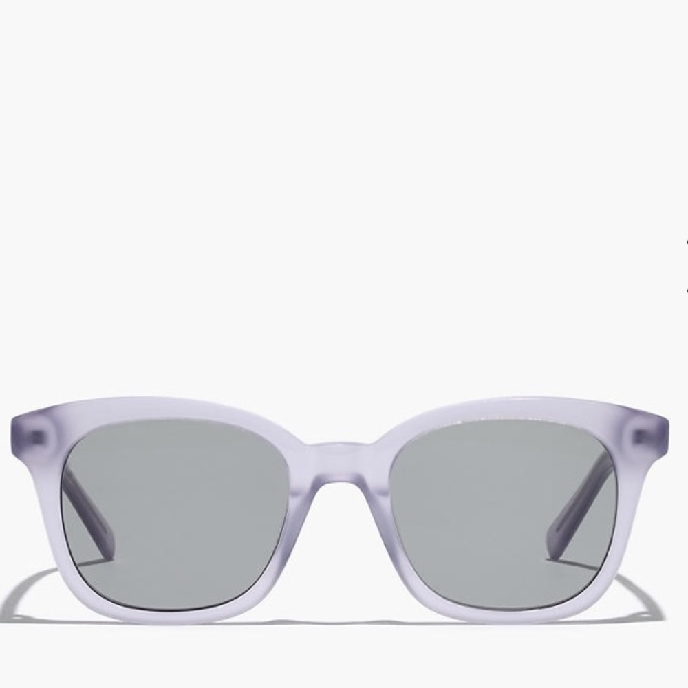Madewell Venice Flat Framed Sun Glasses Lilac